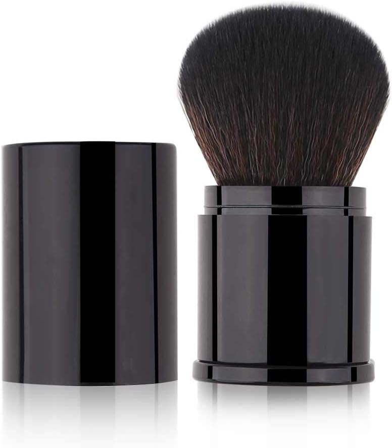 Retractable Kabuki Makeup Brush, Daubigny Powder Brushes Foundation Travel Foundation Brush for Blush Bronzer & Powder