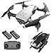 Drone X Pro AIR 1080P HD Dual Camera Quadcopter with Follow Me Real-Time Transmission Gesture Control Optical Flow Positioning and 2pcs Batteries Included (White)