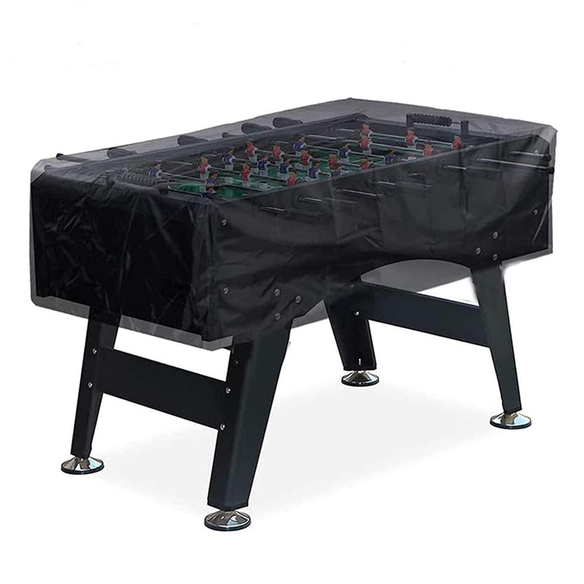 ZONADAH Foosball Table Cover 160x115x50cm Waterproof Outdoor Soccer Table Cover Rectangular Patio Coffee Chair Billiard Soccer Table Cover Dustproof Furniture Table Cover