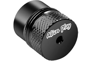 Alien Play Aluminum Fast Cap Adapter for CO2 Quick Changes Compatible with Byrna LE, SD, EP, LE, HD, XL(Anodized Black)