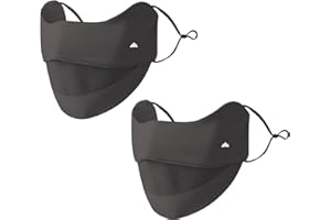 HYMEILUELY Winter UV Face Mask Windproof Breathable Washable Sun Protection Face Shield for Men Women Running Cycling Hiking Working