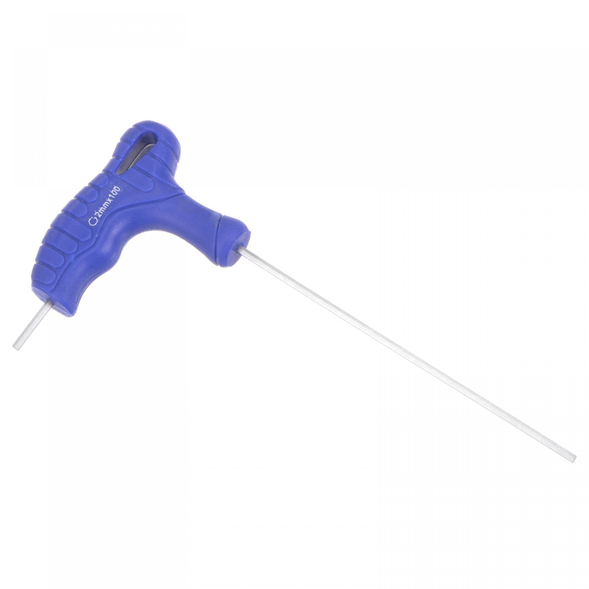 TOP-VIGOR 1Pcs 2mm Hex Key T-Handle, T Bar Dual End Wrench Spanner Allen Key for Home Repair and Mechanical Maintenance, Metric CR-V Steel