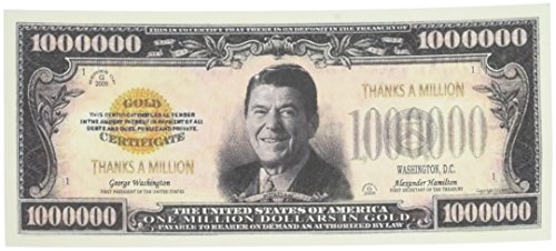 American Art Classics Thanks A Million (Reagan) Dollar Bill (100 Pieces)