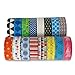Premium Washi Masking Tape Collection (SET OF 16) by Kimono Tape - Vibrant Decorative Japanese Paper Tapes - Special Edition I
