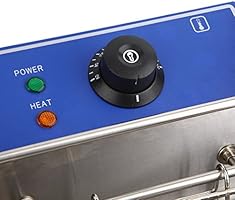 blackpoolal freidora eléctrica grande con 2 senos freidora ...