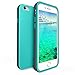 iPhone 6s Case, LoHi iPhone 6 Case Soft Touch [Ultra Slim-Fit] Shock Absorption Anti-Scratch Flexible TPU Bumper Cover Case for Apple iPhone 6 6s - Aqua Green Black
