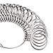 Jewelry Ring Sizers Gauge Tool Ring Stainless Ring on Finger Measuring Ring Tool, Men's and Women's Rings Custom Standard Hand Rings Set Size US 0-13