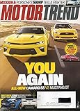 Motor Trend Magazine December 2015 You Again Camaro ss vs Mustang GT