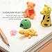 Acekid Animal Erasers for Kids, 30pcs Japanese Pencil Erasers Set, Cute Mini Puzzle Eraser Toys for Novelty Party and School Supplies