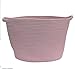 Large Cotton Rope Storage Basket Laundry Basket for Kids Nursery Decor,Toys Organizer (Pink XL)