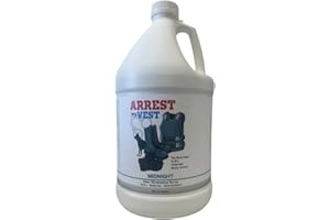 Arrest My Vest Military Grade Odor Eliminating Spray for Body Armor, Tactical Gear, and K9 Equipment. Safe on All Ballistic Vests, Fabrics, & Police Gear - Midnight Fragrance - 1 Gallon Bottle