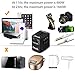 Travel Adapter Worldwide All in One Universal Power Converters Plug Adapter with 4 Usb Smart Charging Port Totally 5.0V/5.0A, for Europe,UK,AUS,Spain Italy Cover 150+Countries for Laptop, Cell Phone