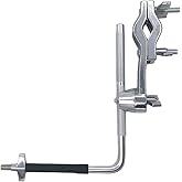 TUOREN Rhythm Watch Drums Metronome Mount Holder Drum Set Mounting Clamp with L-shaped Mount Rod for Most Rhythm Watch Percussion Instrument Accessory