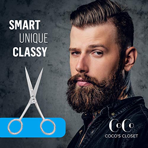 Grooming Scissors Hair Mustache Beard Professional Stainless Steel