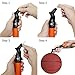 OUTGEAR 12 Pack Ball Pump Needles Inflating Needles with Tin Container Storage Box, US Standard Air Pump Needles Pack for Soccer Ball, Basketball, Volleyball or Other Inflatables Replacement, Black