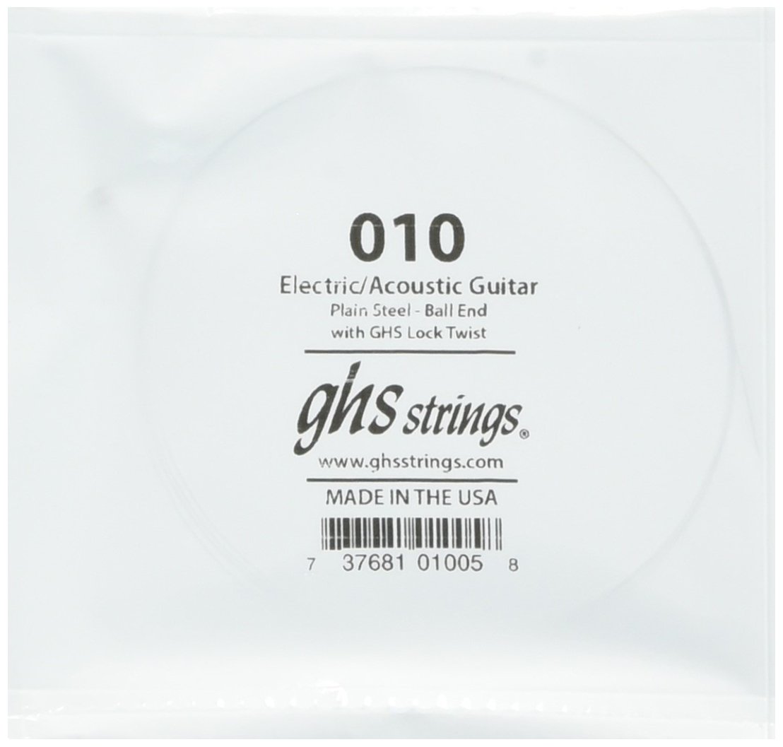 GHS BOOMERS Single String For Electric Guitar - Plain Steel - 010