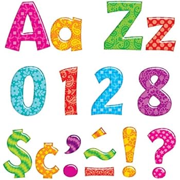 Amazon.com : Creative Teaching Press 4" Lowercase Letters, Black Dot-To