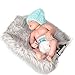 Baby Photo Props Newborn DIY Newborn Baby Photography Wrap Soft Fur Quilt Photographic Mat (Beige)