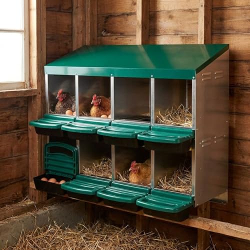 GarveeLife 8 Compartment Nesting Box