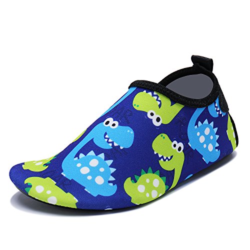 Vivay Toddler Kids Water Shoes Quick Drying Swim Beach Shoes Aqua Socks for Boys & Girls