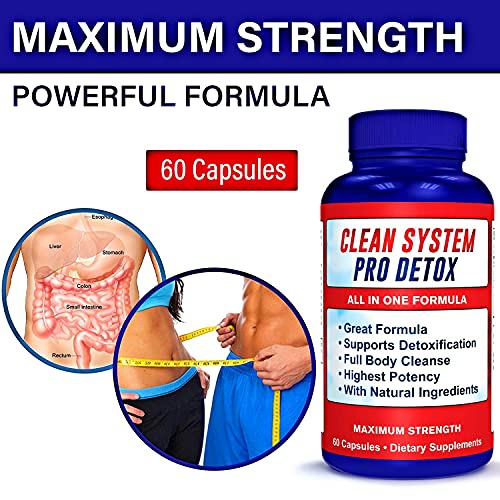 Complete Detox Cleanse Supplement Made in The USA Fast Removal of