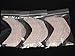 Vapon TOPSTICK Plus Custom Cut Front B Curve Tape,Clear,Double-Sided 75 Strips.