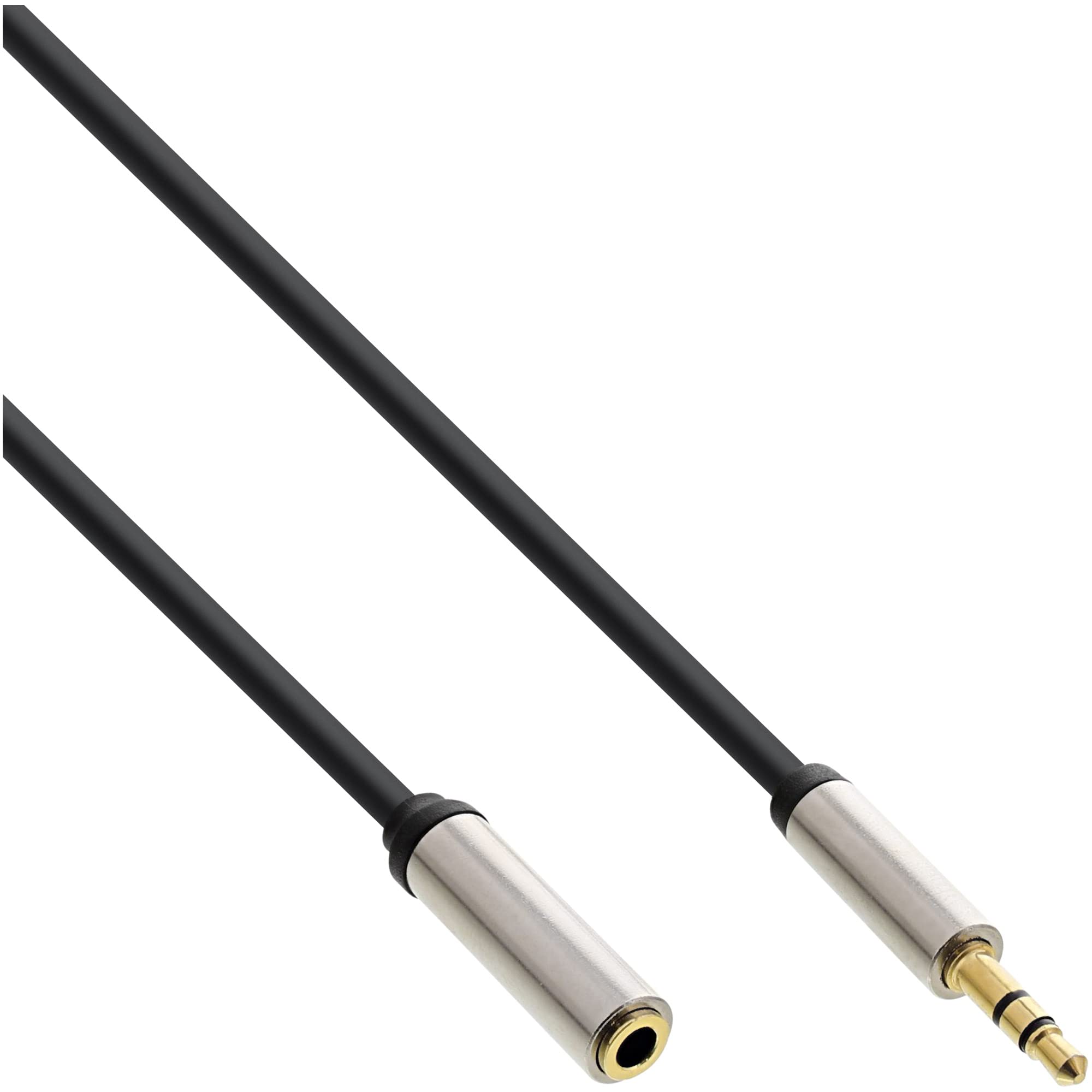 InLine 3.0 m 3.5 mm – 3.5 mm 3 m 3.5 mm 3.5 mm BLACK AUDIO CABLE – AUDIO CABLES (3 m, 3.5 mm, 3.5 mm, Male Connector, Female Connector, Black)