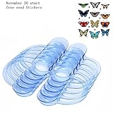 Usstore 10pcs C-Shape Blue Teeth Whitening Intraoral Cheek Lip Retractor Mouth Opener S M L (M)
