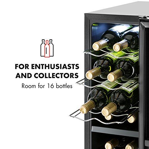 KLARSTEIN Bellevin Wine Cooler • Refrigerator • 1.6 Cubic Feet • 2