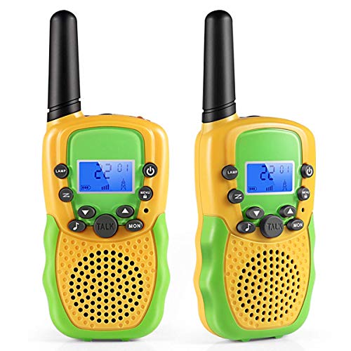 Walkie Talkies for Kids, Cakie 22 Channel FRS/GMRS 2 Way Radio (up to 3.7 Miles) UHF Hand-held Toys for Boys and Girls Age 3 4 5 6 7 8 9