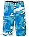 iDarbi Men's Belted Ripstop Camo Cargo Shorts