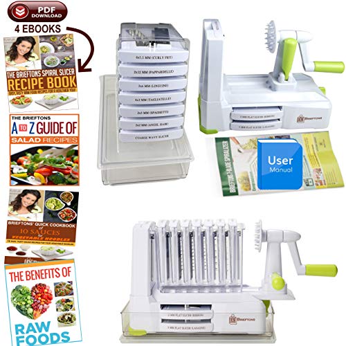3 Brieftons+10+Blade+Spiralizer+Strongest+Heaviest
