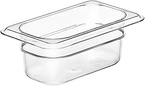 Cambro 92CW135 Camwear Food Pan plastic 1/9-size 2-1/2