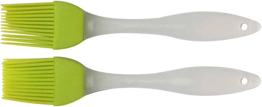 Bluesky Dream Basting Pastry/BBQ Brushes (5 Inch,2 of One Package) Durable,Attractive,Colorful and Heat Resistant (Green)