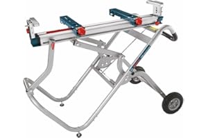 Bosch T4B Gravity-Rise Miter Saw Stand with Wheels