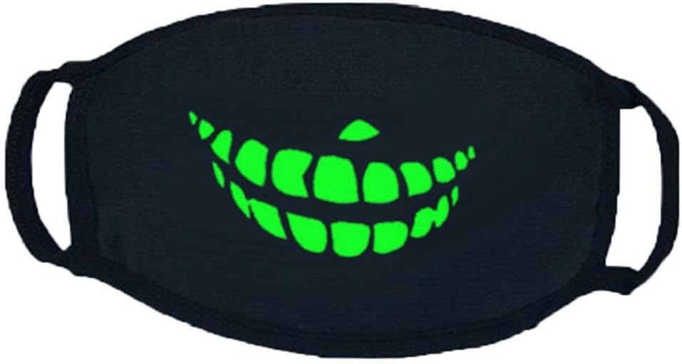 Verlike Fashion Unisex Cosplay Warm Outdoor Cool Luminous Anti Dust Cotton Mouth Mask