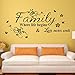 Canserin Family Beautiful Flower Wall Stickers