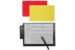 Football Referee Warning Cards Soccer Red Card Set for Rich Color Professional Referees Yellow Sports