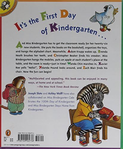 Miss Bindergarten Gets Ready For Kindergarten Miss Bindergarten Books Paperback Slate Joseph Wolff Ashley 8601420063198 Amazon Com Books