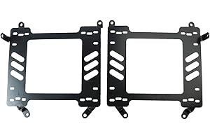 Areyourshop Pair Heavy Duty 5MM Racing Seat Bracket Adapter for Ford Mustang 2015 2016 2017 2018 2019 2020 2021 2022 Low Mount Racing Seat Bracket