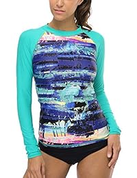 Bañador de manga larga para dama con protección solar UPF 50