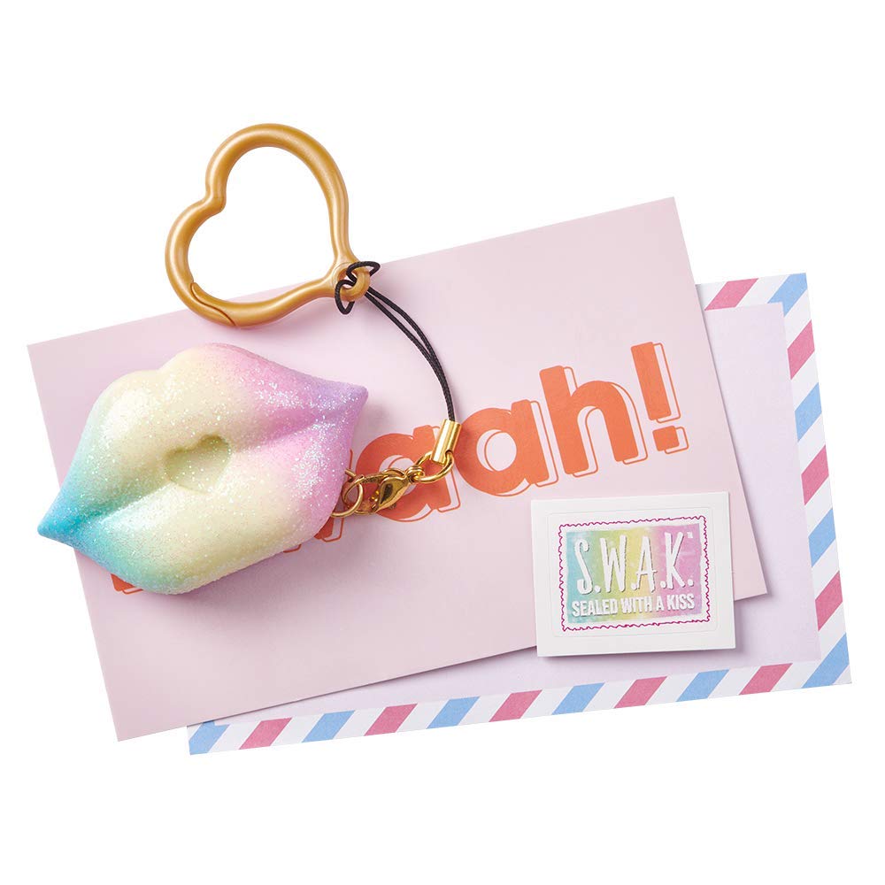 SWAK 4111 S.W.A.K. Interactive Kissable Key Chain Unicorn Sparkle Kiss, Multi