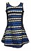 Hannah Banana Big Girls Tween Faux Leather Party Dress