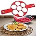 Silicone Pancake Molds, Elover 2 Pack Reusable Non Stick Egg Mold, Silicone Pancake Maker and Flipper for Kitchen