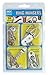 OOK 535672 Ring Assorted Hanger Picture Hanger and Picture Frame Back Kit, Zinc, 20lbs (32 Piece)