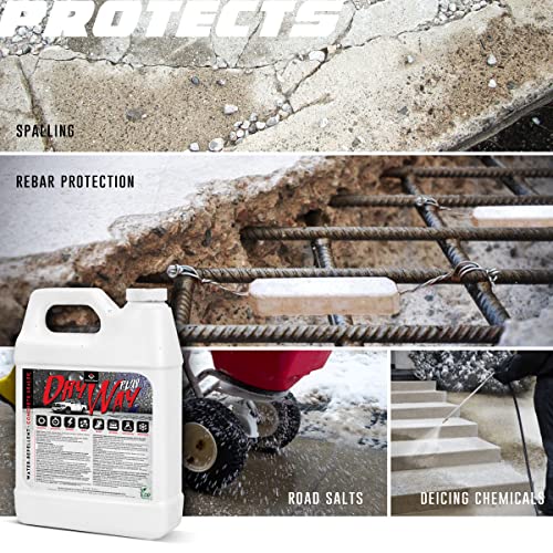 DryWay Plus US DOT Approved WaterRepellent Concrete Sealer