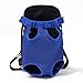 LIAOYLY Pet Dog Carrier Backpack Mesh Camouflage Outdoor Travel Products Breathable Shoulder Handle Bags Small Cats Chihuahua,Blue,L,