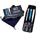 Bodyline Basics Tweezer Set for Eyebrows Chin Hair Splinters and Ingrown Hairs - Precision Tweezers for Facial Hair Removal