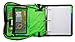 Tangkula Mighty Zip Tab 3-Inch Zipper Binder, Neon Blue, D-147-NEOBLU