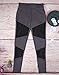 Nulibenna Women's High Waist Mesh Stretchy Workout Sportys Yoga Leggings (Large, Grey 1)